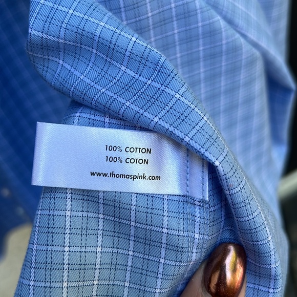 THOMAS PINK men’s dress shirt, size 17 - Picture 4 of 4